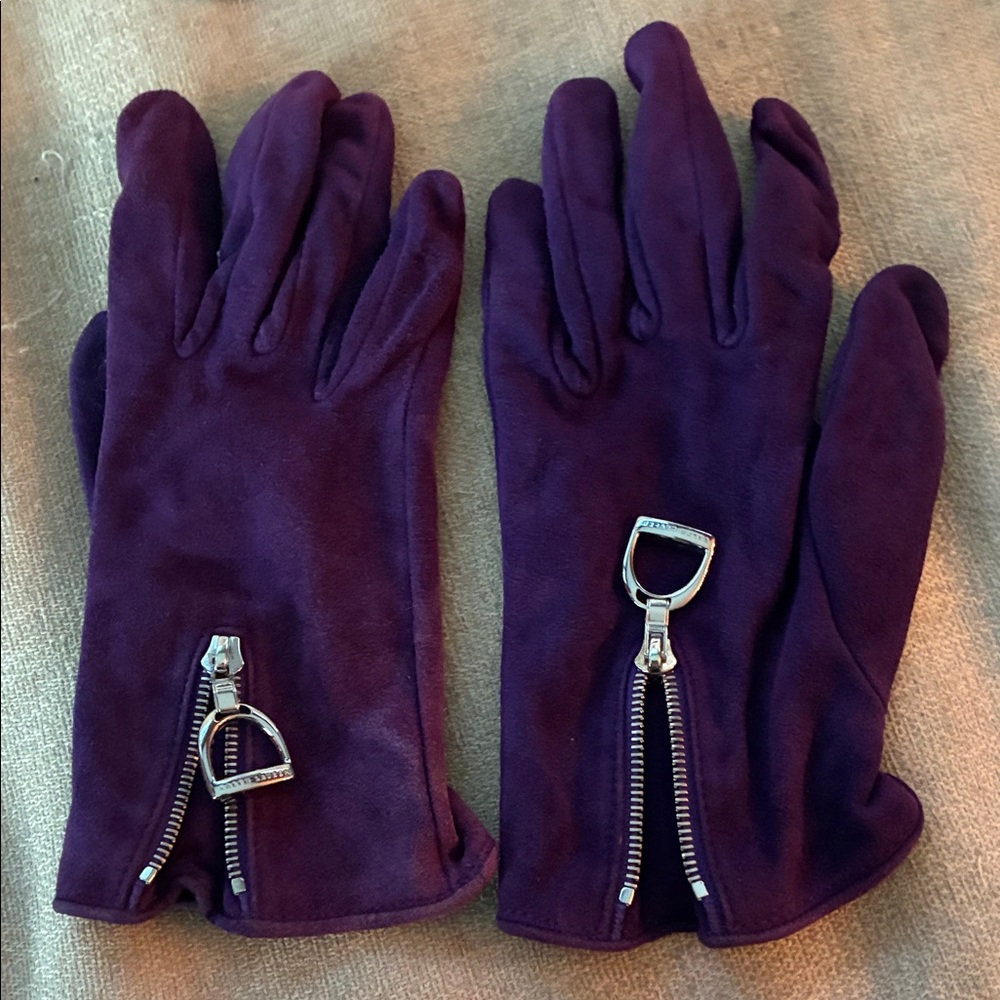 Ralph Lauren Purple Label Purple Gloves